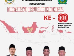 DPRD Kabupaten Sidoarjo Mengucapkan Dirgahaya Republik Indonesia ke-80