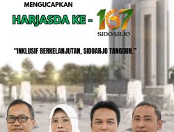 Perumda DELTA TIRTA Sidoarjo Mengucapkan Selamat Hari Jadi Kabupaten Sidoarjo ke 167
