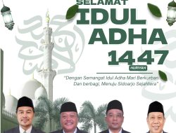 DPRD Kabupaten Sidoarjo Mengucapkan Selamat Hari Raya Idul Adha 1447 H