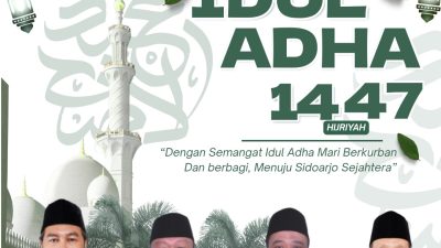 DPRD Kabupaten Sidoarjo Mengucapkan Selamat Hari Raya Idul Adha 1447 H